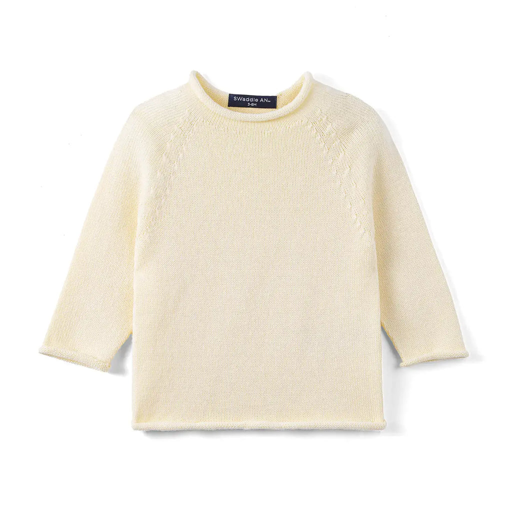 100% Cotton Baby Knit Rollneck Sweater