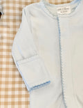 Picot Trim Cotton Footie