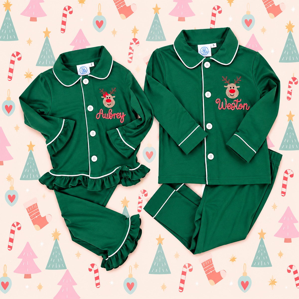Christmas kids Pajama Pre order