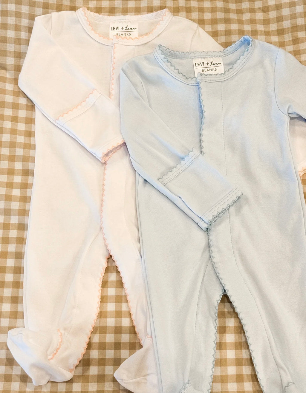 Picot Trim Cotton Footie