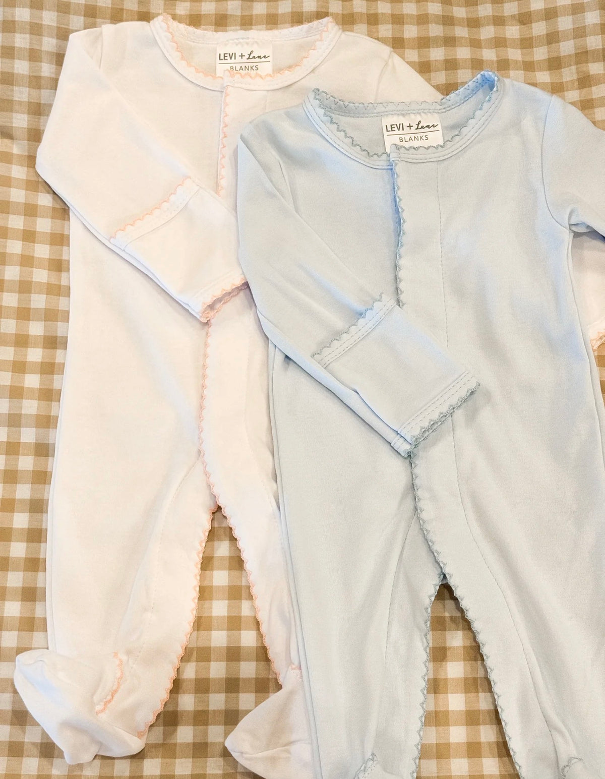 Picot Trim Cotton Footie