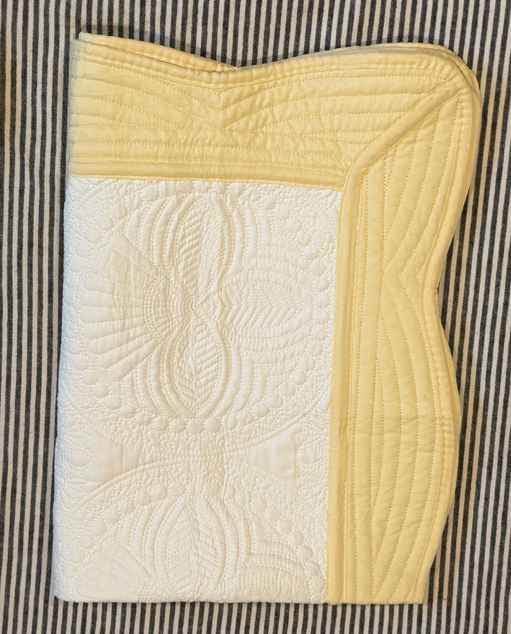 Heirloom Quilted Baby Blanket
