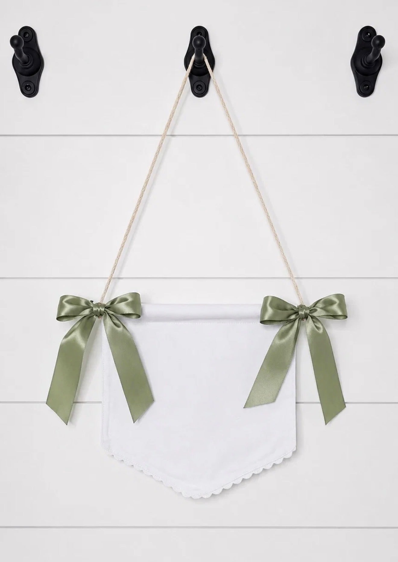 Cotton Canvas Baby Banner