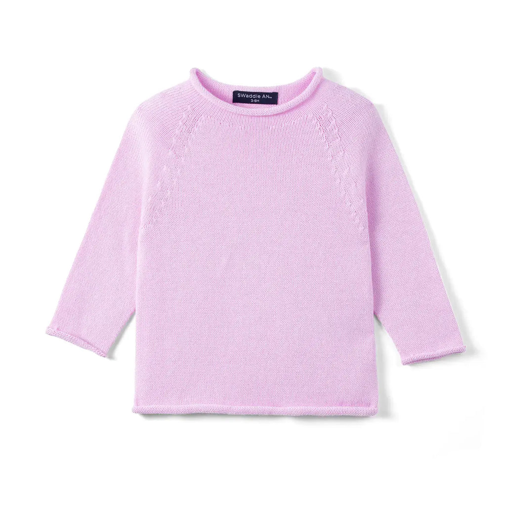 100% Cotton Baby Knit Rollneck Sweater