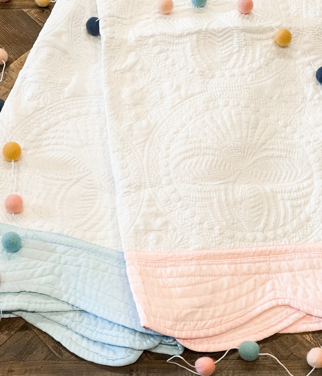 Heirloom Quilted Baby Blanket