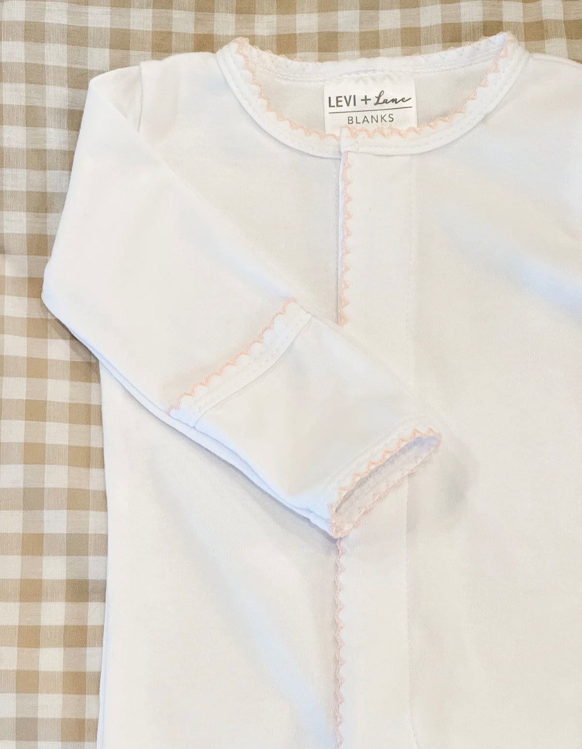 Picot Trim Cotton Footie