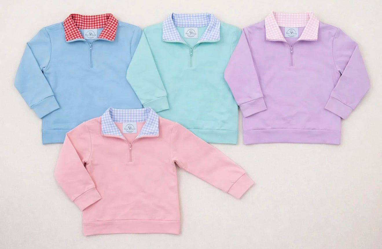 Lane Gingham Pullover