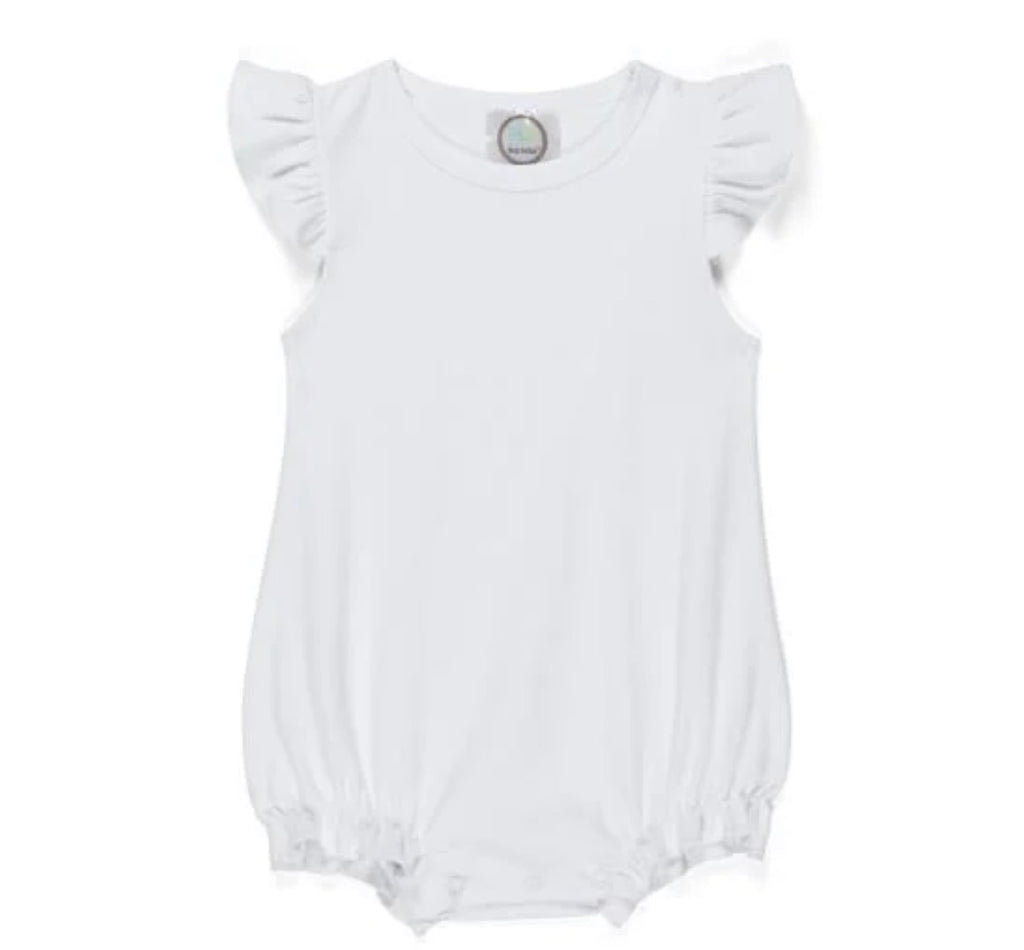 Girl's Flutter Sleeved Bubble
