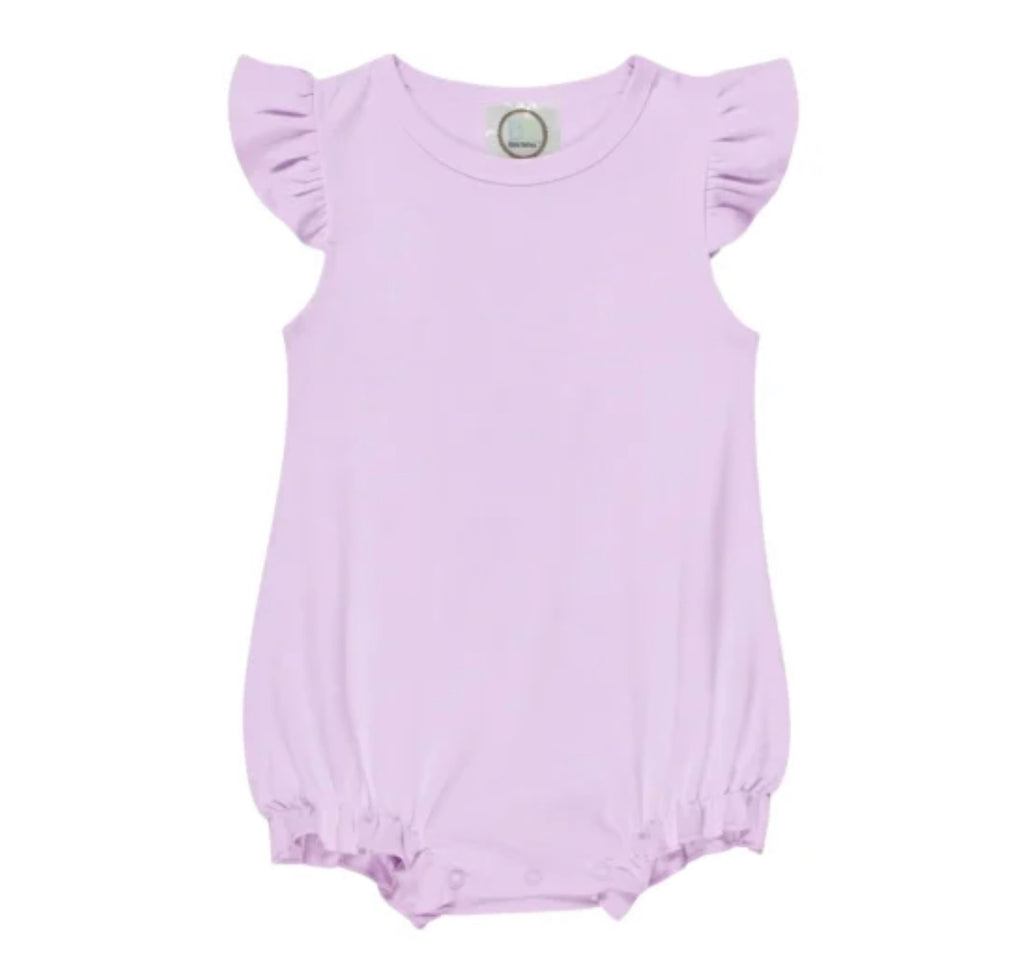 Girl's Flutter Sleeved Bubble