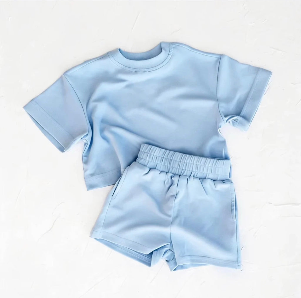 Boys French Terry Shorts Set