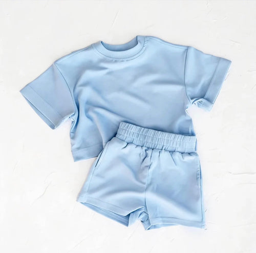 Boys French Terry Shorts Set