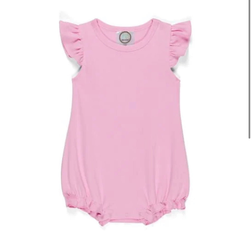 Girl's Flutter Sleeved Bubble