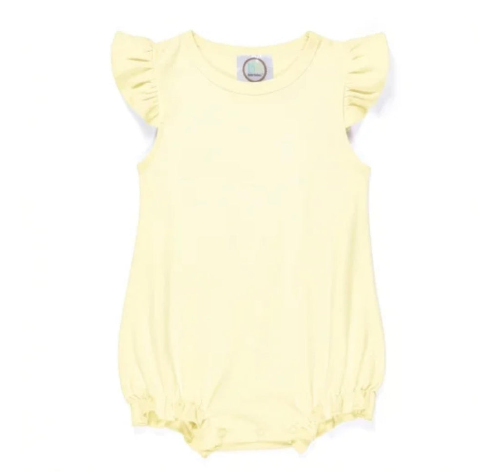 Girl's Flutter Sleeved Bubble