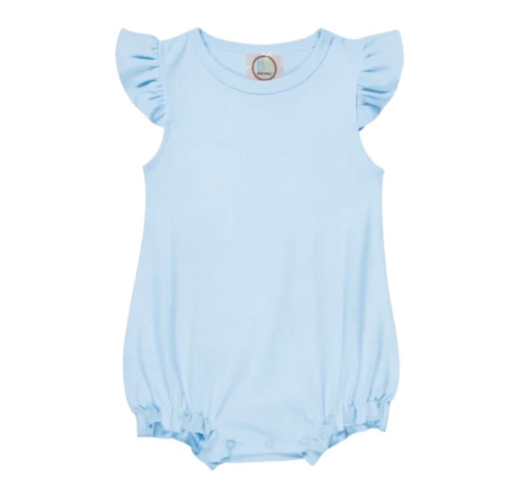Girl's Flutter Sleeved Bubble
