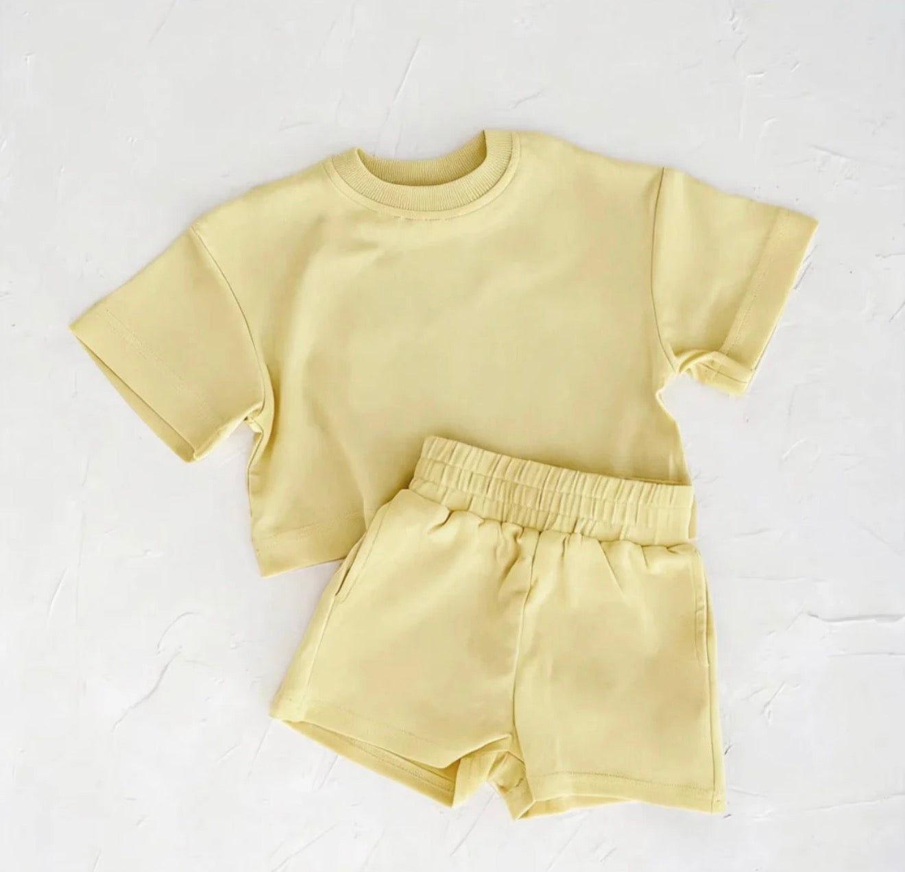 Boys French Terry Shorts Set