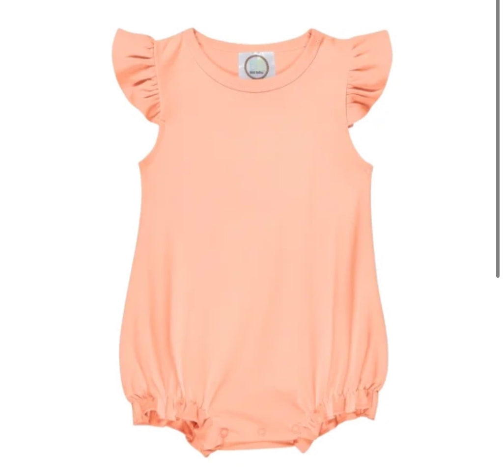 Girl's Flutter Sleeved Bubble