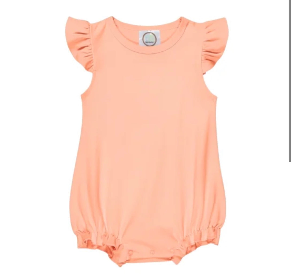 Girl's Flutter Sleeved Bubble