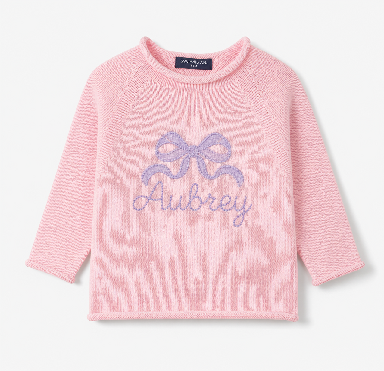 100% Cotton Baby Knit Rollneck Sweater