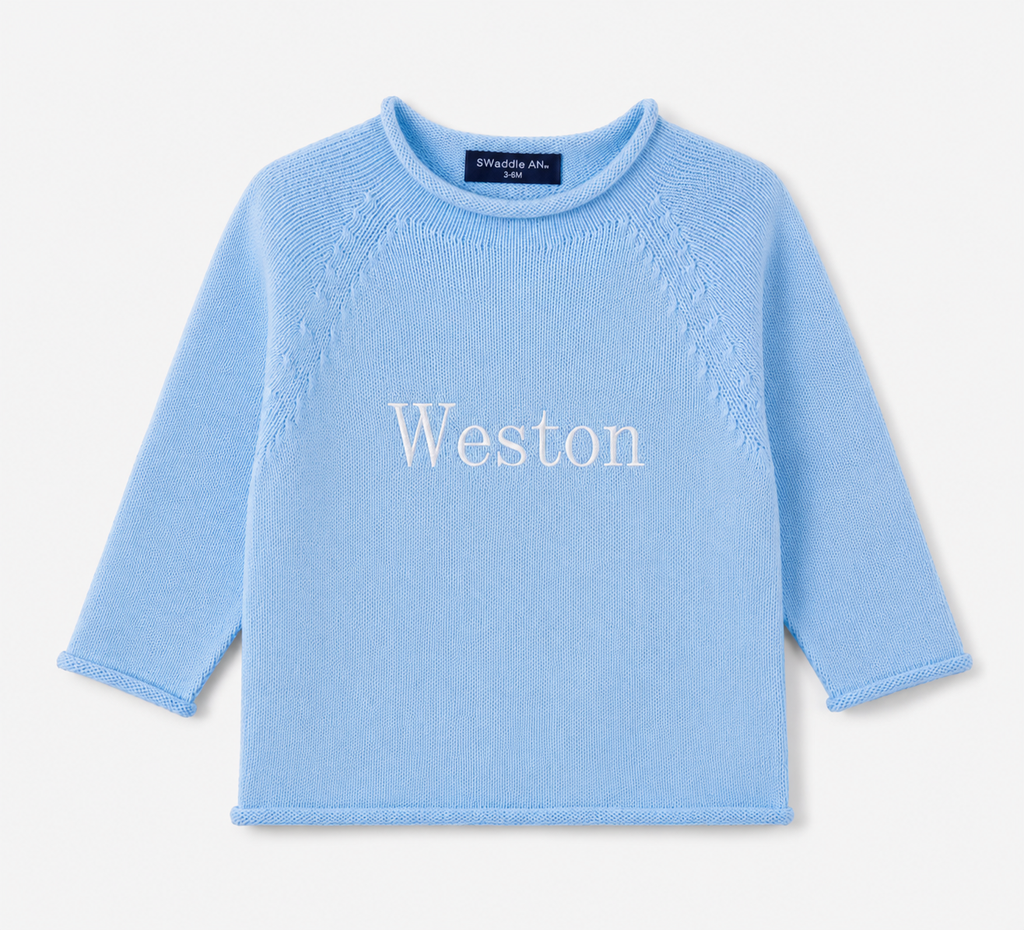 100% Cotton Baby Knit Rollneck Sweater