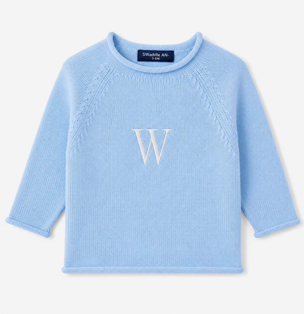 100% Cotton Baby Knit Rollneck Sweater