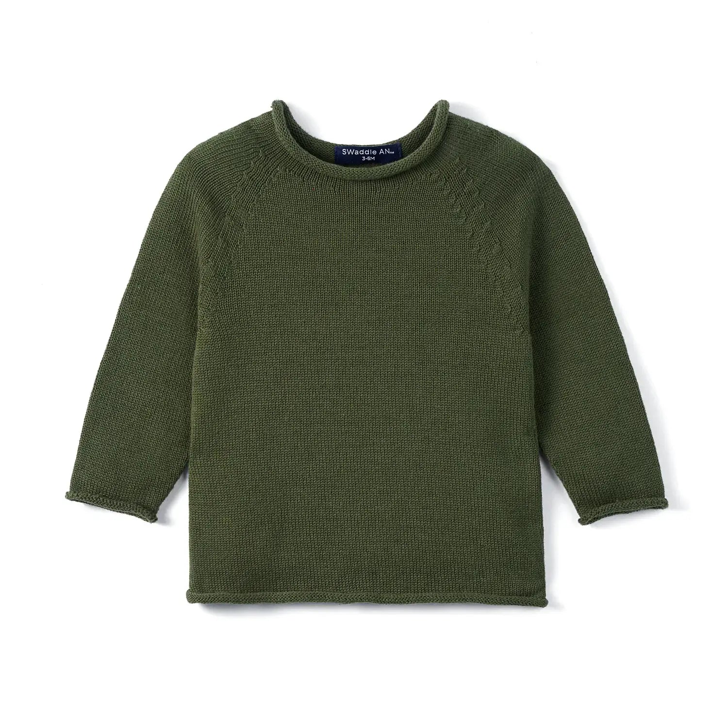 100% Cotton Baby Knit Rollneck Sweater