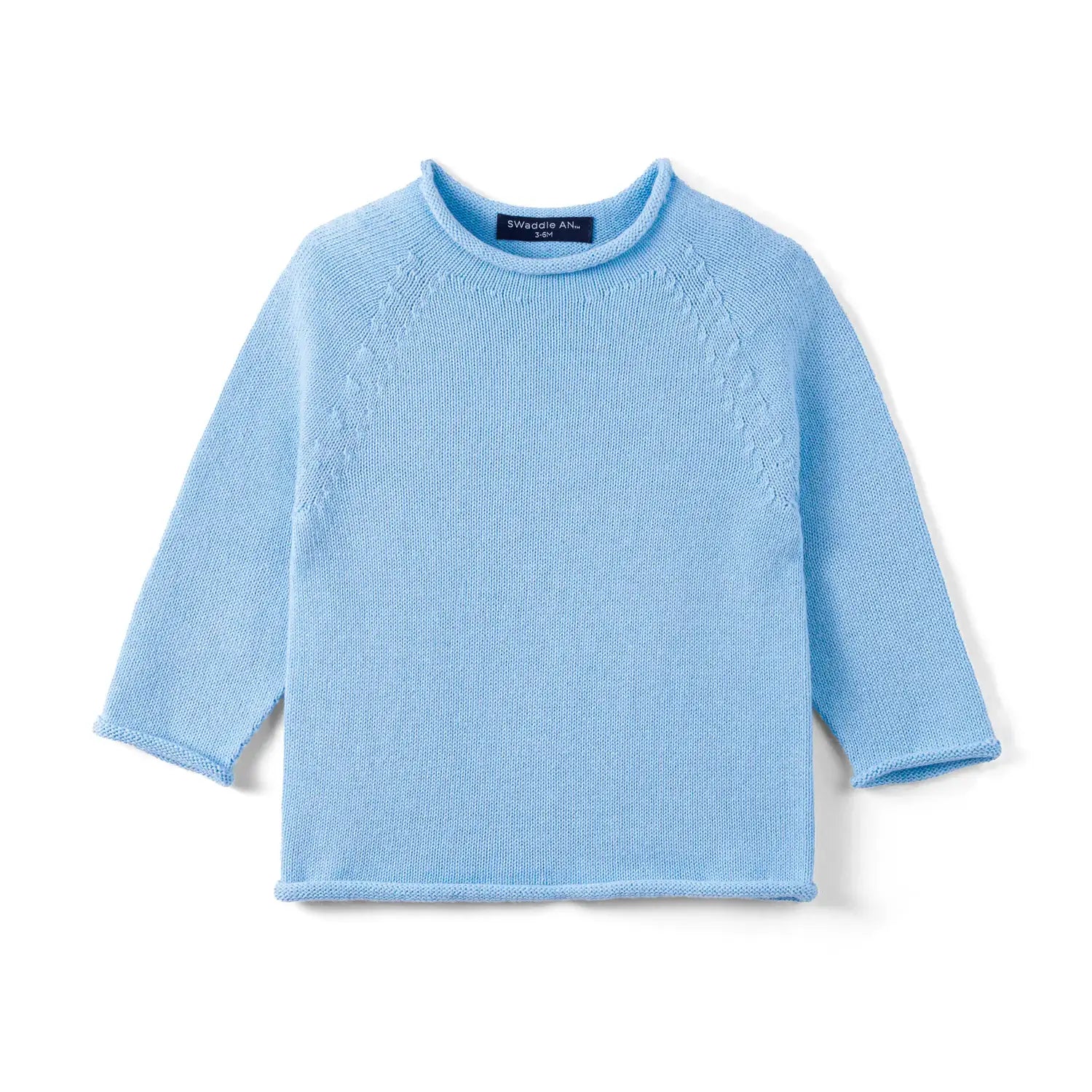 100% Cotton Baby Knit Rollneck Sweater