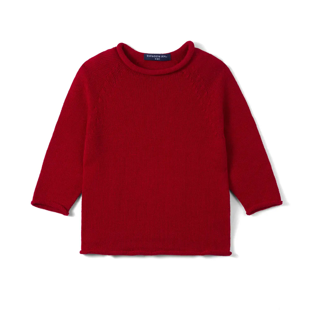 100% Cotton Baby Knit Rollneck Sweater