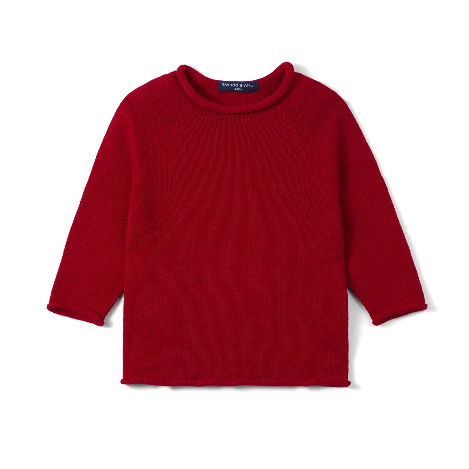 100% Cotton Baby Knit Rollneck Sweater